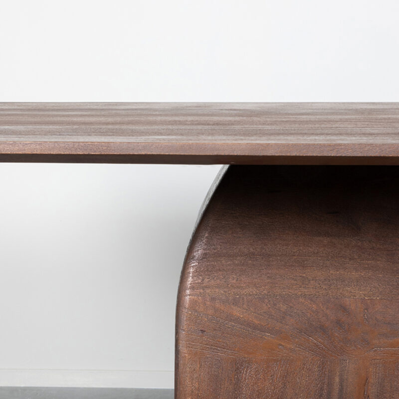 Eetkamertafel Owen van Label51, Espresso - Mangohout
