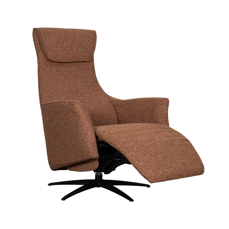 LABEL51 Fauteuil Lund - Coral - Boucle - 2-Motorig - Met Massagefunctie Boucle