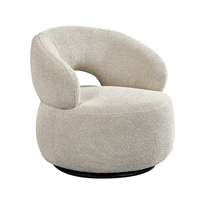 LABEL51 Fauteuil Nusenna - Naturel - Royal Boucle - One Size Royal Boucle