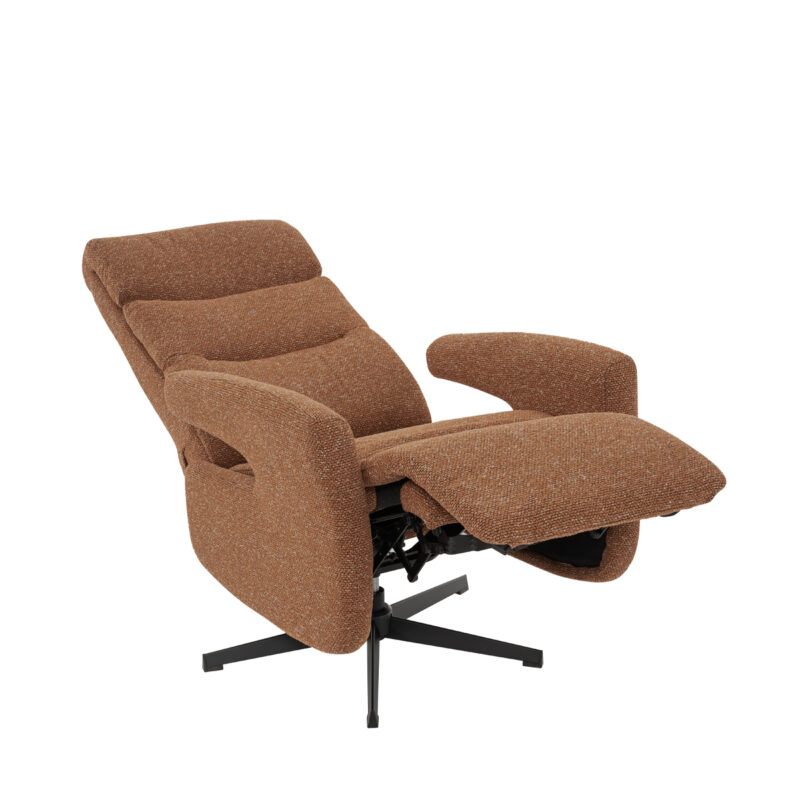 LABEL51 Fauteuil Copenhagen - Coral - Royal Boucle - Manueel Verstelbaar Royal Boucle