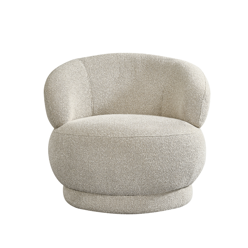 LABEL51 Fauteuil Alvito - Naturel - Royal Boucle - One Size Royal Boucle