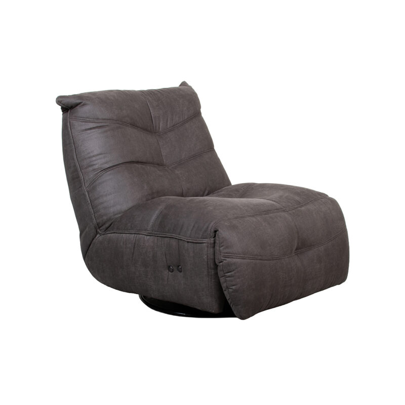 LABEL51 Fauteuil Powernap Station - Antraciet - Micro Suede - One Size Powernap Station