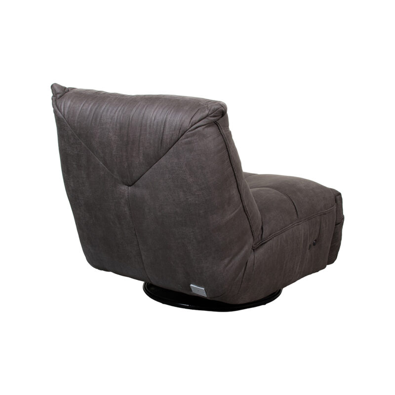 Antraciet relaxstoel van Label51 - Powernap Station - Micro Suede
