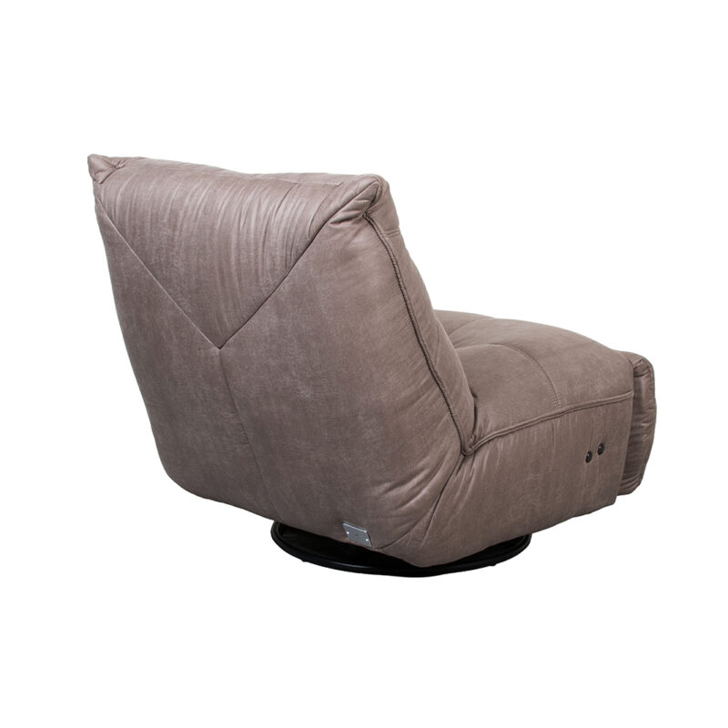 Taupe relaxstoel van Label51 - Powernap Station - Micro Suede