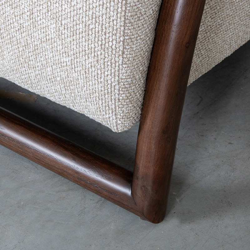 Naturel relaxstoel van Label51 - Viggo - Royal Boucle - foto 6