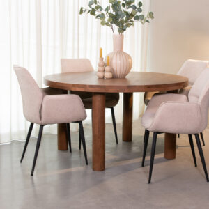 Label51 eetkamertafel Elly - Nature Smooth - Mangohout