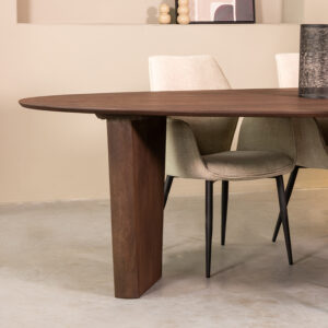 Label51 eetkamertafel Wow - Espresso - Mangohout