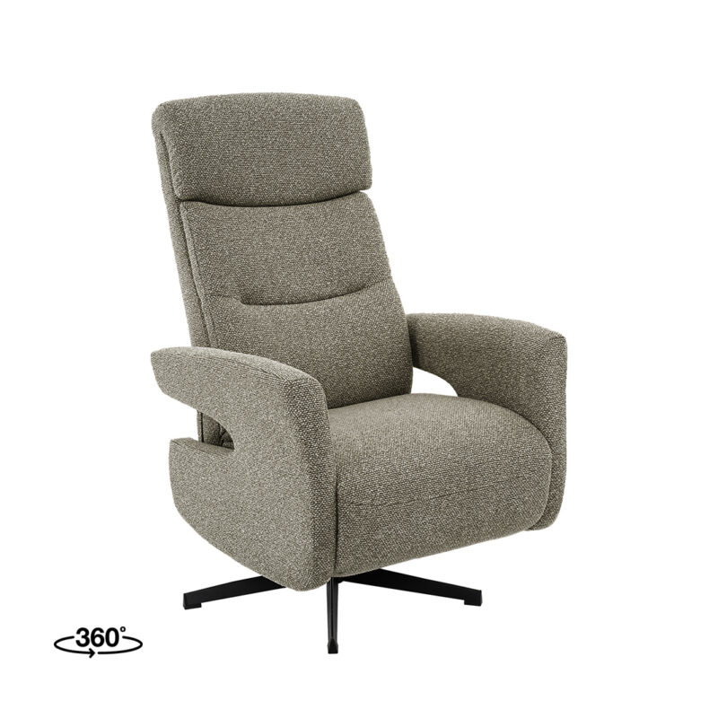 LABEL51 Fauteuil Tampere - Mushroom - Royal Boucle - One Size Tampere