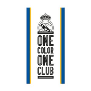 Real Madrid laken One Color One Club 70 x 140 cm - Wit - 70 x 140 cm - 100% katoen