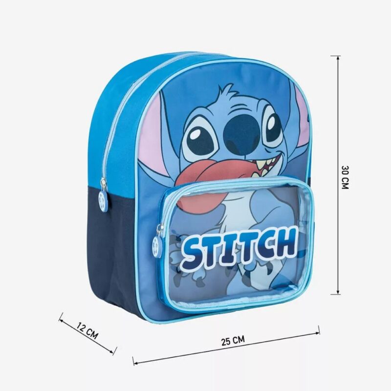 Blauw tas van Lilo en Stitch - 30 x 25 cm Blue - Polyester