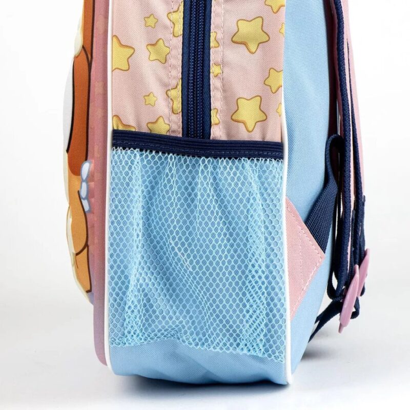 Multicolor tas van Bluey - Stars 3D 31 x 25 cm - Polyester