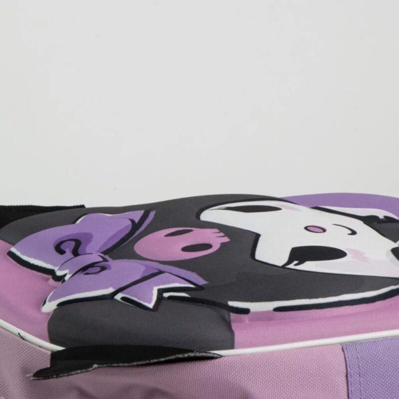 Paars tas van Hello Kitty - Kuromi 3D 31 x 25 cm - Polyester