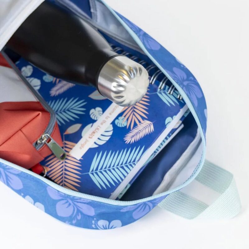 Blauw tas van Lilo en Stitch - 3D 31 x 25 x 10 cm - Polyester