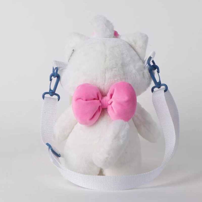 White plush 28 cm schoudertas van Disney AristoCats, 28 cm