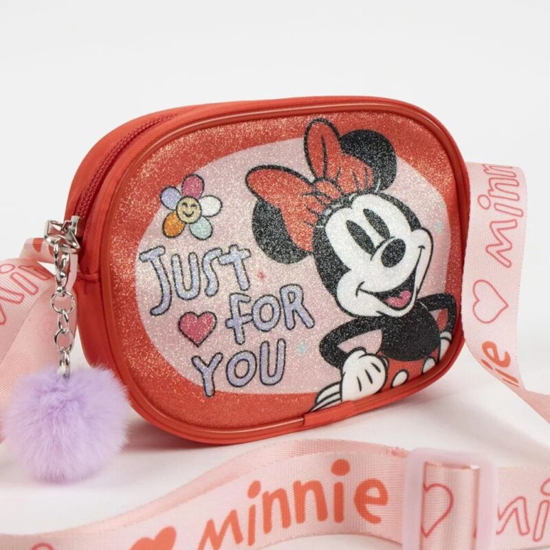 You glitter shoulder crossbody 15 x schoudertas van Disney Minnie Mouse, 15 x 11 cm