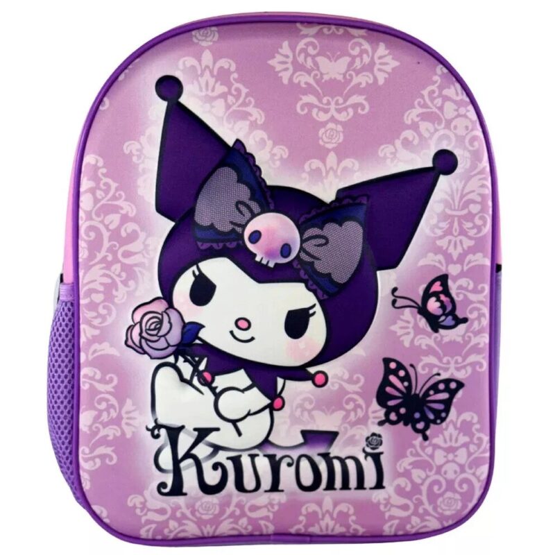 Kuromi Purple 3D 30 x 24 x 8 cm schoudertas van Hello Kitty, 30 x 24 x 8 cm