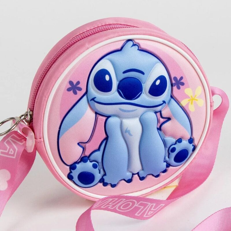 Aloha 3D messenger 13 x 13 cm schoudertas van Lilo en Stitch, 13 x 13 cm