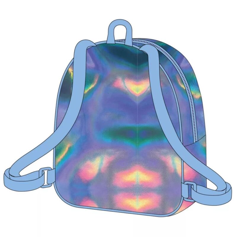 Iridiscente holographic 23 cm schoudertas van Lilo en Stitch, 23 cm
