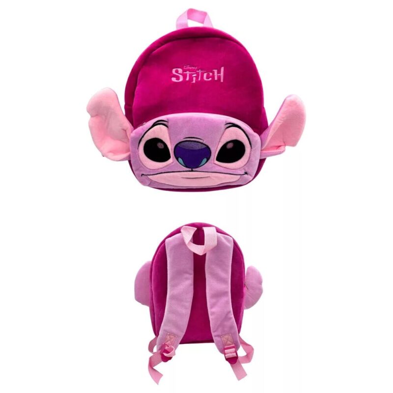 Angel 3D plush 30 x 24 x 8 cm schoudertas van Lilo en Stitch, 30 x 24 x 8 cm