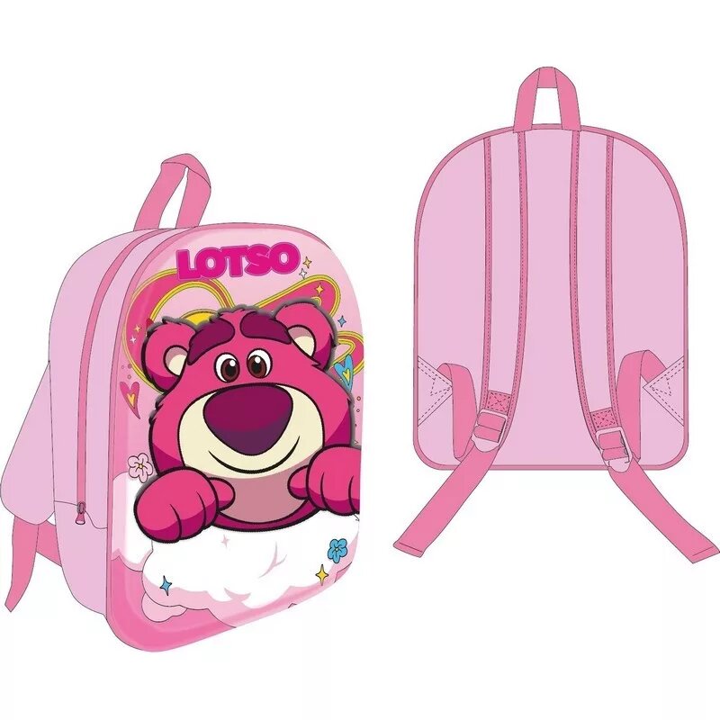 Lotso 3D 30 x 26 x 10 cm schoudertas van Toy Story, 30 x 26 x 10 cm