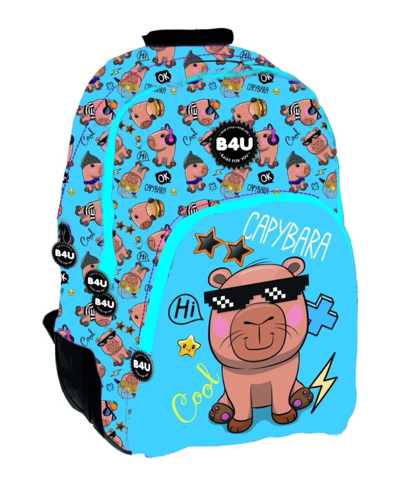 Cool school 44 x 31 x 17 cm schoudertas van Capybara, 44 x 31 x 17 cm