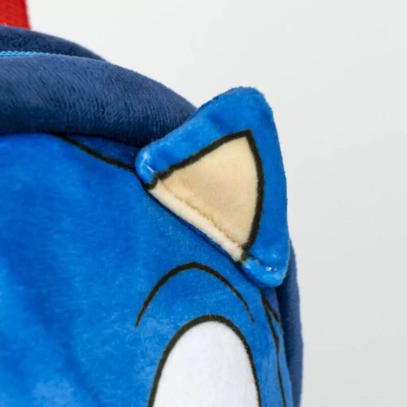 Polyester tas plush 22 x 18 cm van Sonic in 22 x 18 cm