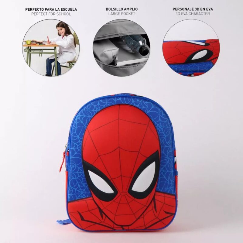 Spiderman schoudertas 30 x 25 x 12 cm van Polyester, Focusing 3D 30 x 25 x 12 cm