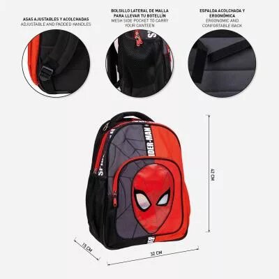 Spiderman tas 42 x 32 x 15 cm - Grijs - 42 x 32 x 15 cm - Polyester - foto 7