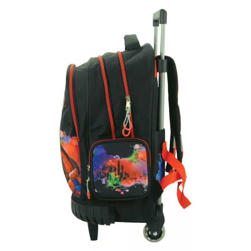 Tas 42 x 32 x 20 cm van Spiderman, Zwart - Polyester