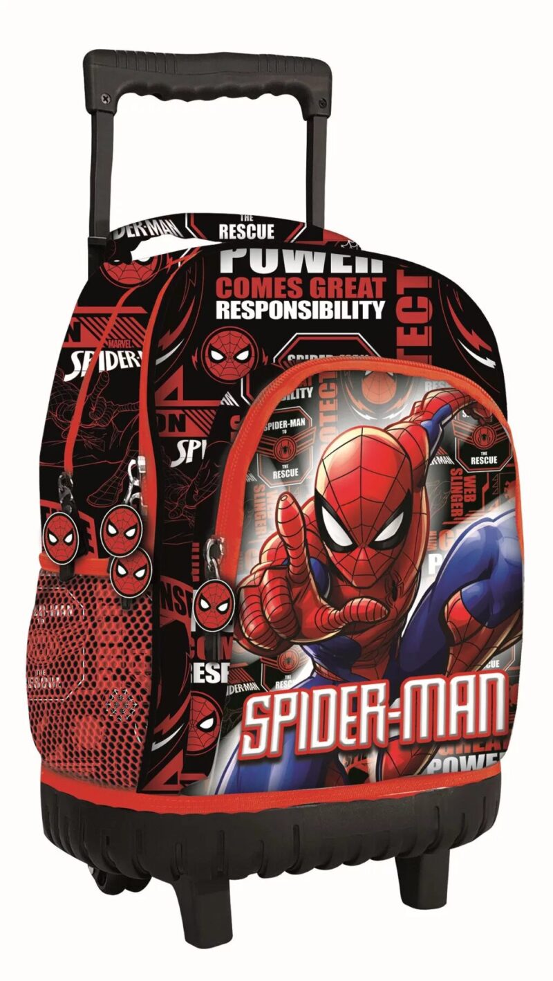 Tas 44 x 33 x 22 cm van Spiderman, Zwart