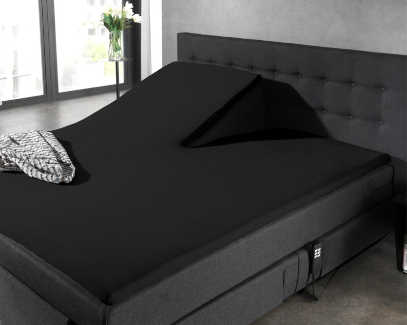 Zwart 160 x 200 cm laken van Dreamhouse, 160 x 200 cm
