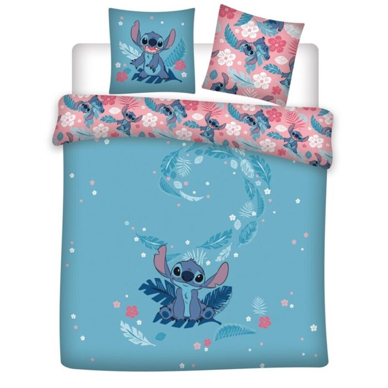 Stitch Dekbedovertrek Tropical 200 x 200 cm - 2x 65 x 65 cm - polykatoen
