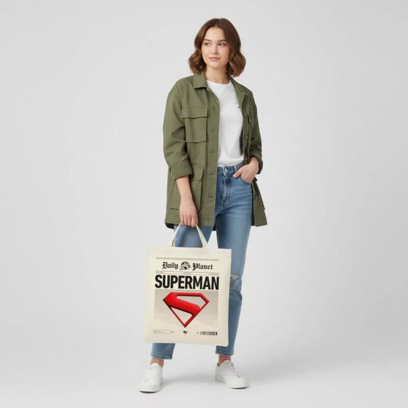Superman schoudertas 36 x 40 cm van Polyester, Friends Daily Planet 36 x 40 cm