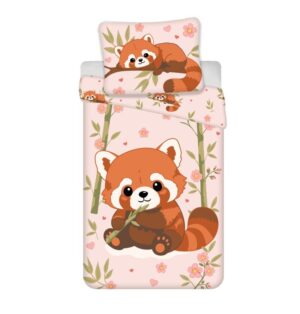 Sweet Home dekbedovertrek Red Panda 140 x 200 cm - 140 x 200 cm - 100% katoen