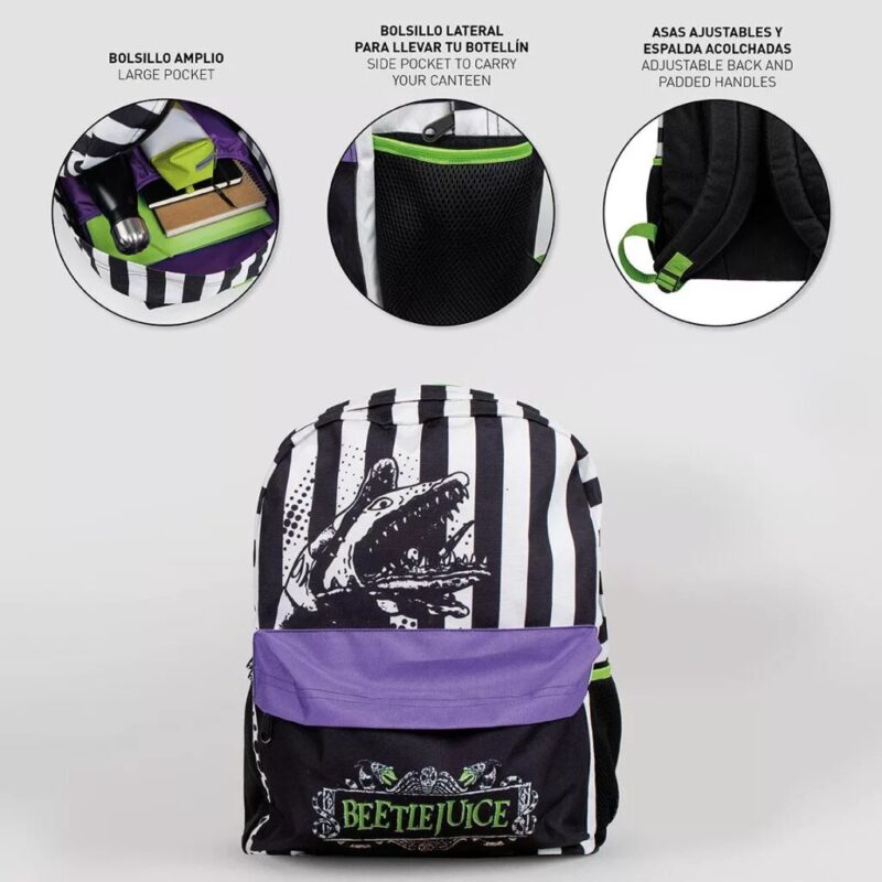 Sweet Home schoudertas 42 x 32 cm van Polyester, Beetlejuice 42 x 32 cm