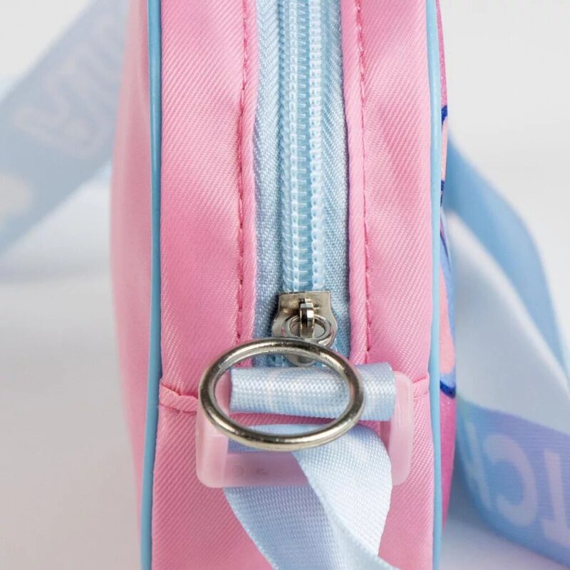 Roze tas van Lilo en Stitch - Ananas glitter crossbody 15 x 11 cm - Polyester
