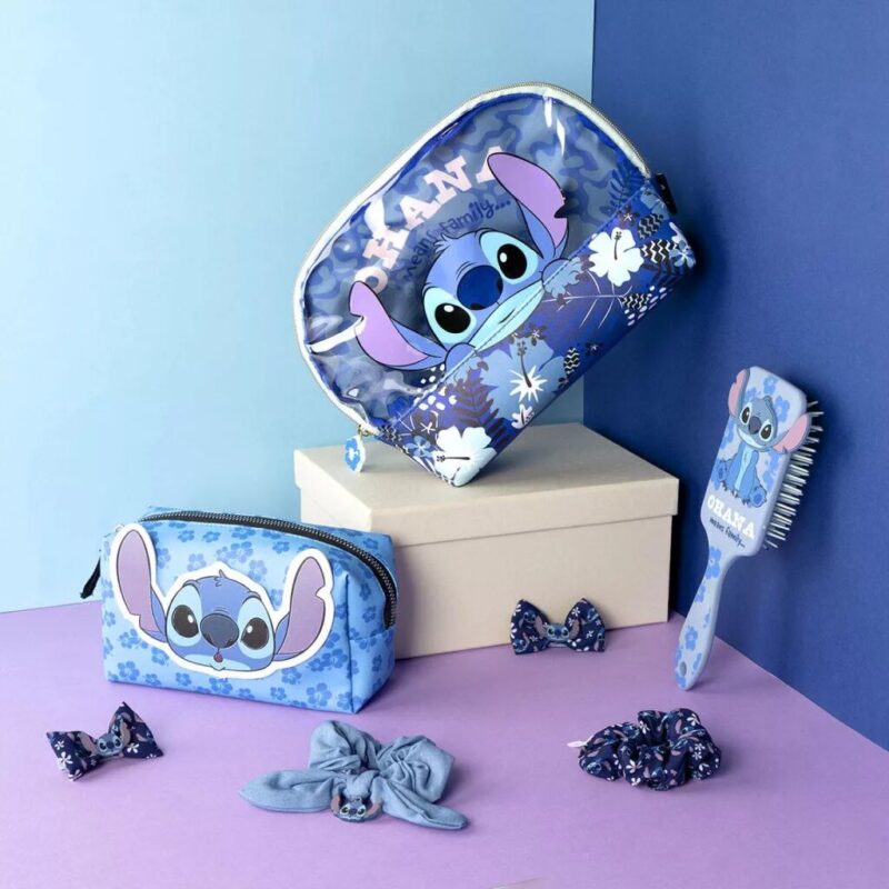 Blauw tas van Lilo en Stitch - cosmetic 23 x 19 cm - Polyester