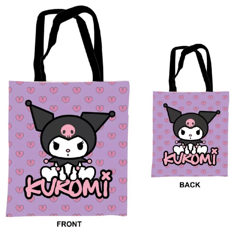 Kuromi canvas 38 x 44 cm schoudertas van Hello Kitty, 38 x 44 cm