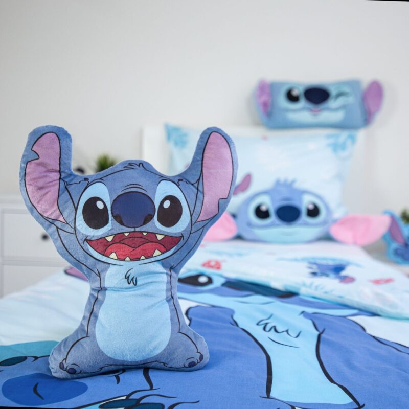 Paars 30 x 35 cm kussen van Lilo en Stitch, 30 x 35 cm