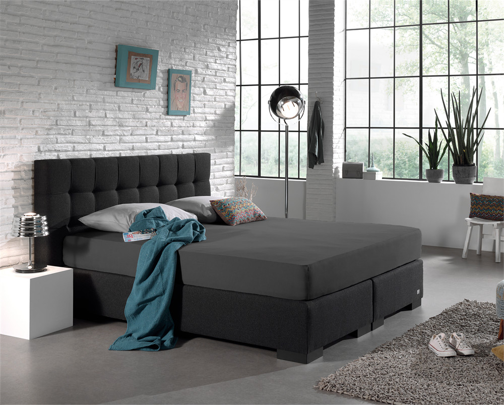 Antraciet 140 x 200/220 cm laken van Dreamhouse