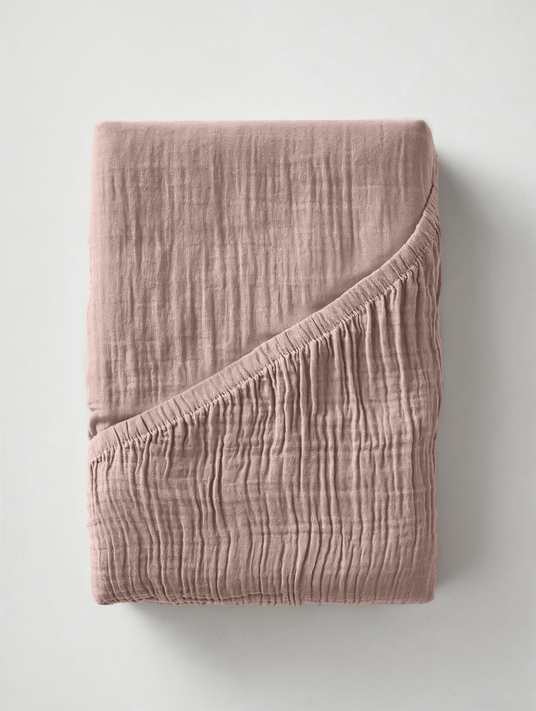 Dreamhouse Hoeslaken Mousseline Blush Roze 180 x 200 + 30 cm