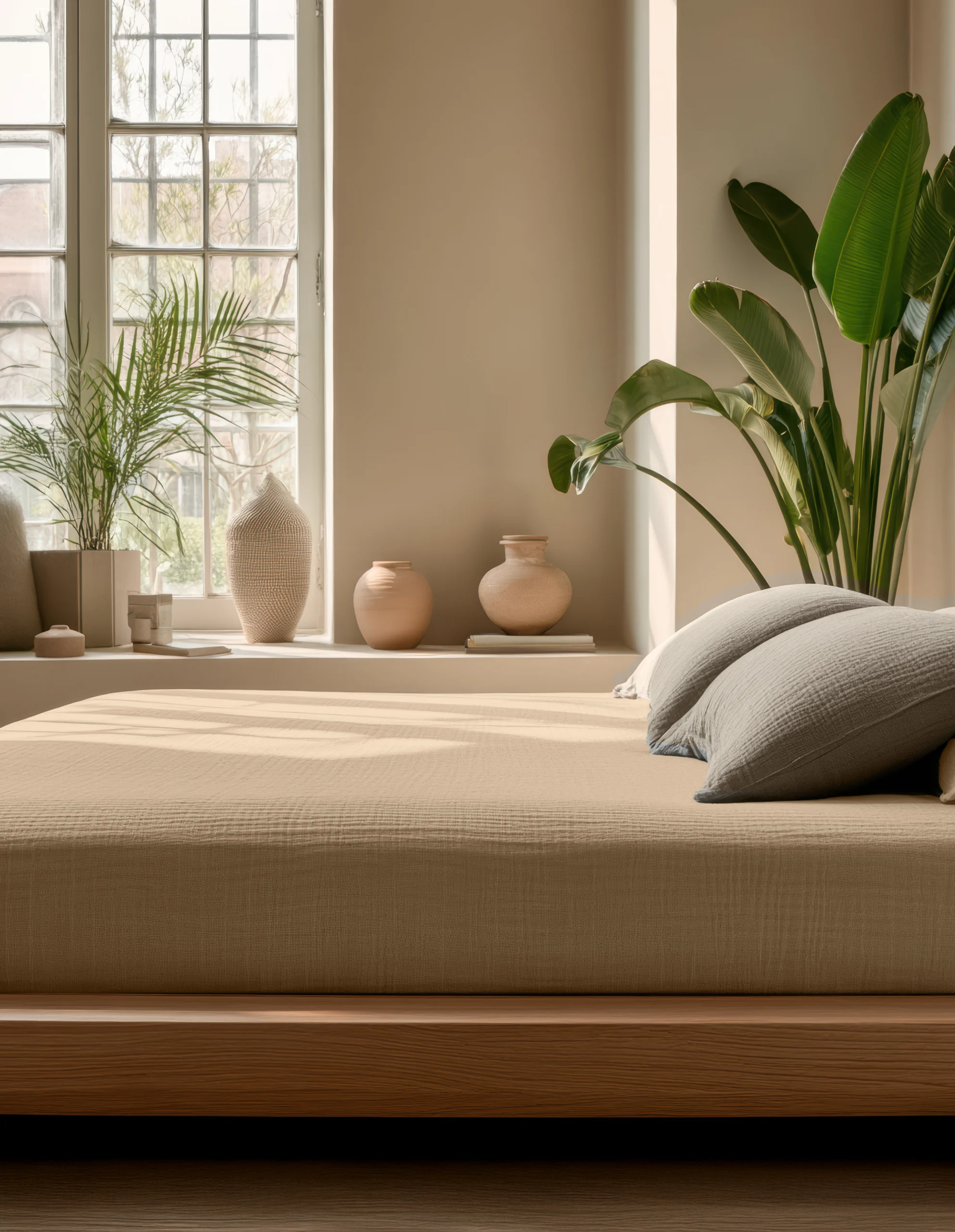 Mousseline Nude 160 x 200 + 30 cm laken van Dreamhouse