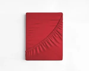 Dreamhouse hoeslaken Rood 140 x 200 cm - Rood - 100% katoen