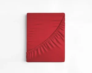 Dreamhouse hoeslaken Rood 160 x 200 cm - Rood - 100% katoen