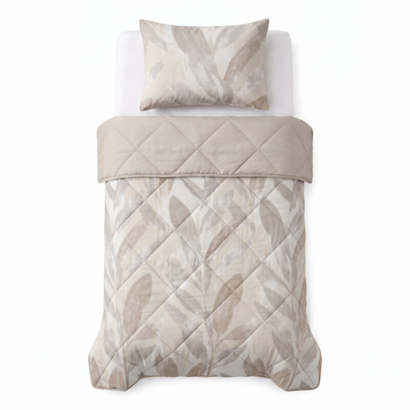 Dreamhouse Lazy dekbed Gacho Taupe Met kussensloop 140 x 220 cm