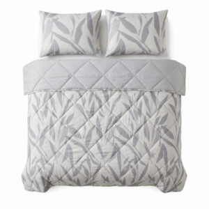 Dreamhouse dekbed Garden Zen Grijs Met Kussenslopen 24 - 240 x 220 cm - 100% katoen