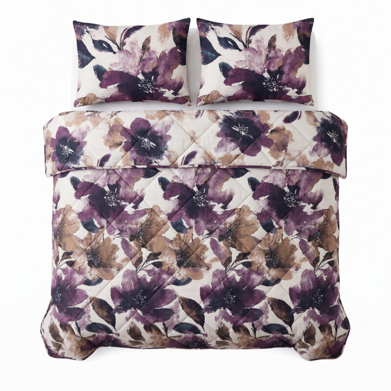 Dreamhouse Lazy dekbed Lena Paars Met Kussenslopen 240 x 220 cm