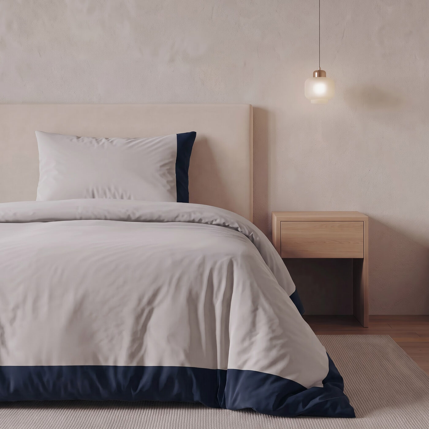 Sleeptime Azuro Beige/Navy 140 x 200/220