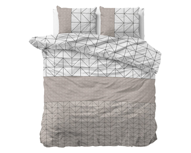 Sleeptime Flanel Gino Taupe 200 x 200/220