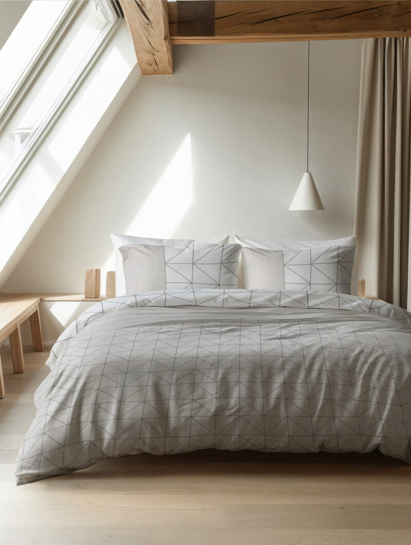 Flanel Gino Taupe 240 x 200/220 Sleeptime